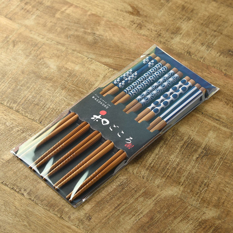 Patterned Chopstick 5P Set