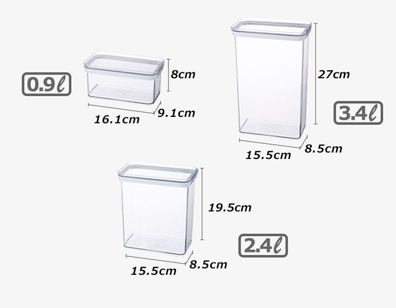 Food Product Storage Container Clear Plus Container