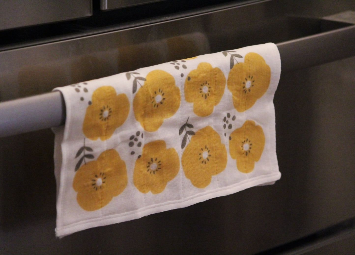 Fabric Kitchen Flower Towels