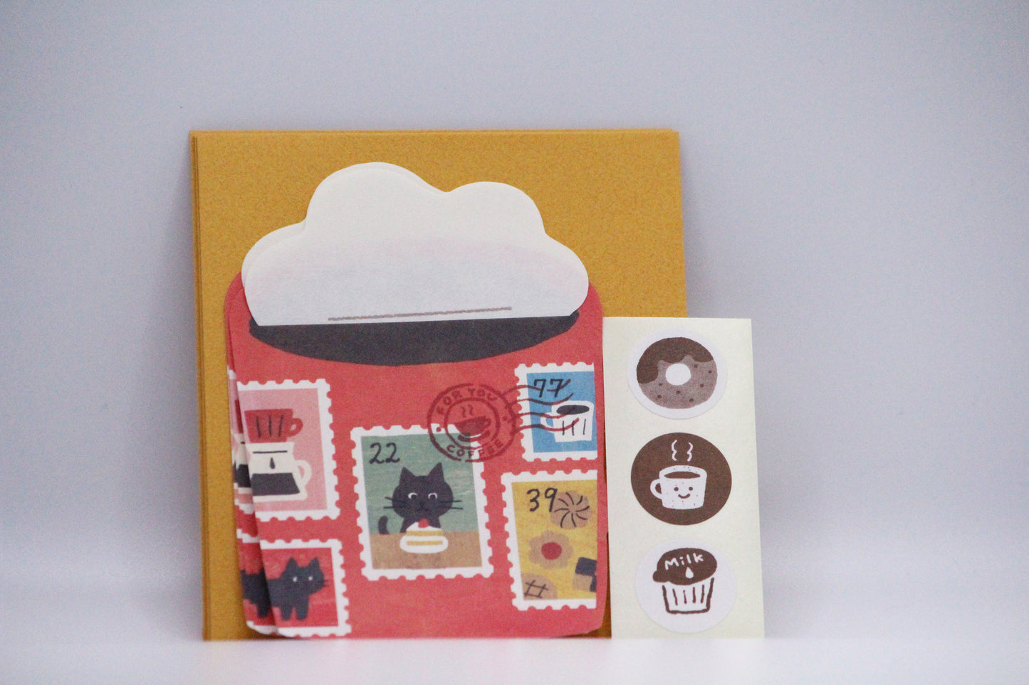 Coffee Mini Letter Set Cat