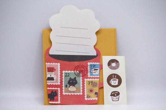 Coffee Mini Letter Set Cat